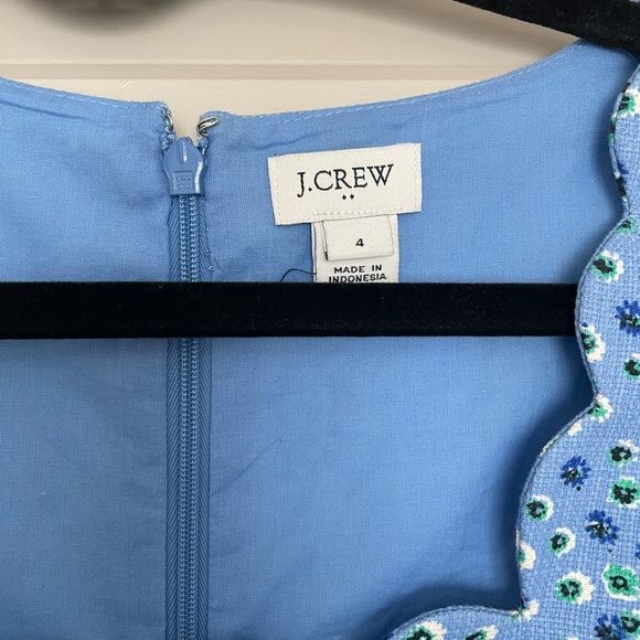 J. Crew Scalloped Floral Dress - Picture 2 of 3